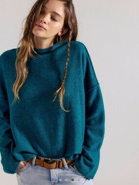 Free People Good and Kind Rollneck Pullover - Size XS